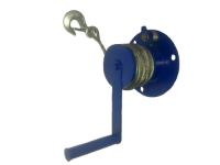 Лебедка ручная барабанная с тросом  150кг 10м  TOR ЛР