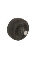 Колесо большегрузное D 46 100 мм резина на ось (F)
