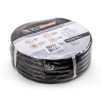 Резиновый маслостойкий воздушный шланг с фитингами Rapid, 20 бар, 15х9 мм, 15 м. AERO