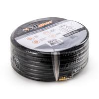 Резиновый маслостойкий воздушный шланг с фитингами Rapid, 20 бар, 15х9 мм, 25 м. AERO