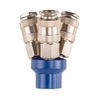 Разветвитель пневматический AERO G 1/4 внутр., 3 rapid мама