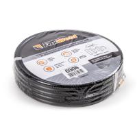 Резиновый маслостойкий воздушный шланг с фитингами Rapid, 20 бар, 12х6 мм, 15 м. AERO