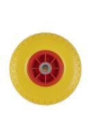 Колесо литое полиуретановое 260 мм PU 1805 с пластиковым ободом (20 мм шариковый подишпник)