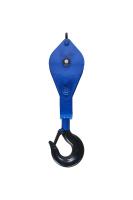 Блок монтажный двухрольный с крюком TOR 1 т (T)