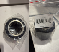 Колесо полиуретановое 80х70 мм без подшипника для тележек BF/DF-III/RHP/AC/DF/CW2/PWH (черное)