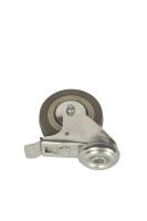 Колесо аппаратное поворотное SChgb 93 75 мм под болт с тормозом (F)