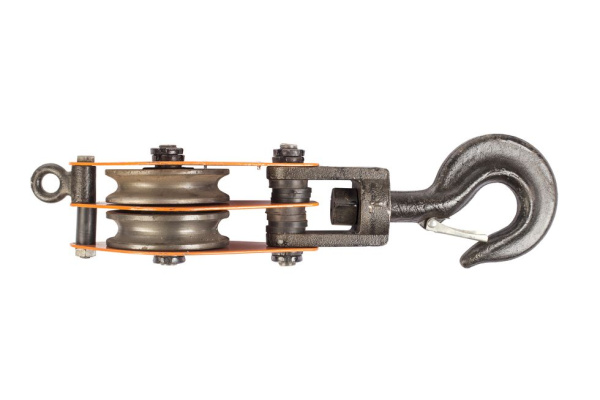 Блок монтажный двухрольный с крюком TOR 2 т