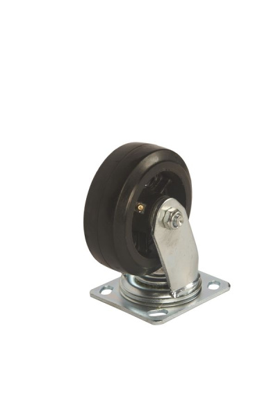 Колесо большегрузное поворотное SCd 55 125 мм обрезиненное (N)