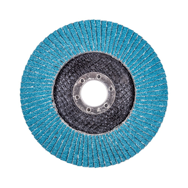 Круг лепестковый для шлифования по нержавеющей стали FTL Ergo цирконий 29 125 х 22,2 мм P60