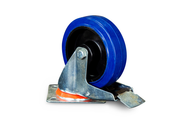 Колесо поворотное резина SRCLb 63 160 мм с тормозом (N)