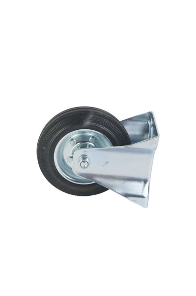 Колесо неповоротное усиленное резина FRC 63 160 мм