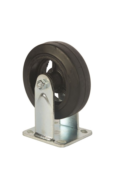 Колесо большегрузное неповоротное FCd 63 150 мм обрезиненное (F)