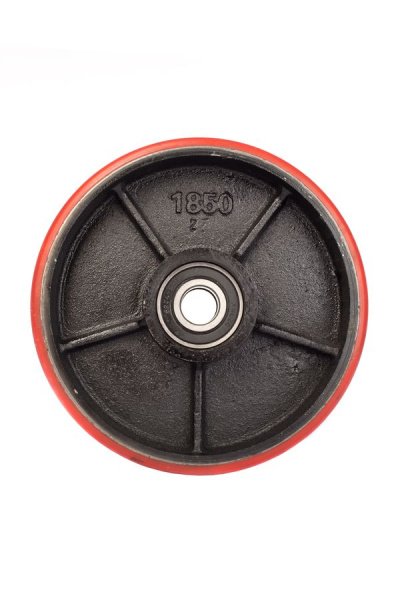 Колесо полиуретан 180х50 мм с подшипником для тележек гидравлических для BF/DF-III/RHP/AC/DF/CW2