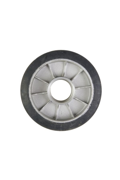 Колесо резиновое 160х50 мм без подшипника для тележек гидравлических JC/DF-III/DB/BFC