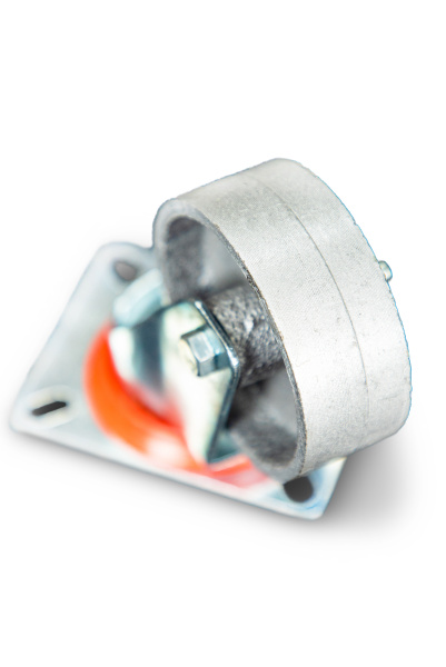 Колесо поворотное чугунное EM01 VKV 80 80 мм термостойкое