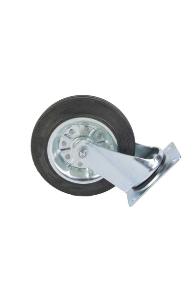 Колесо поворотное усиленное резина SRC 80 200 мм