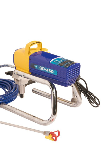 Окрасочный аппарат поршневой 290 бар, 2,5 л/мин,1,8 кВт, 220 В TOR GD-450