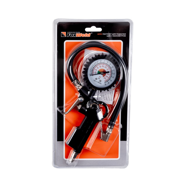Пистолет для подкачки шин с манометром AERO