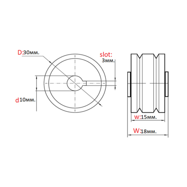 Ролик INVERMIG 240 DP д.0,8-1,0 V