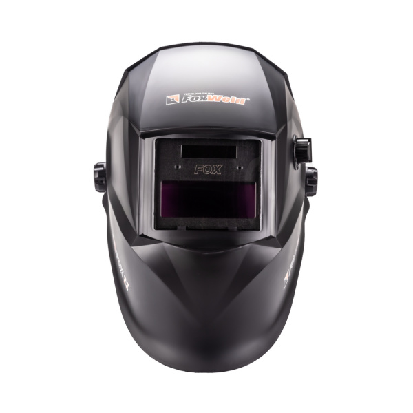 Маска сварщика FOX 2 черная (ф-р АСФ 4/9-13 с внеш. рег.) без коробки