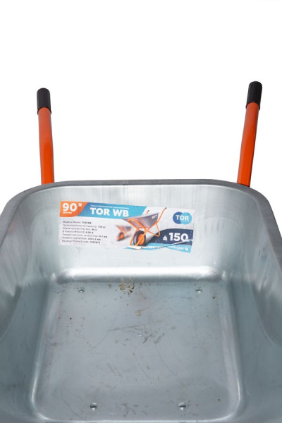 Тачка строительная 90 л 150 кг TOR WB одноколесная