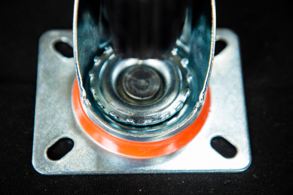 Колесо поворотное резина SRCLb 55 125 мм с тормозом (N)