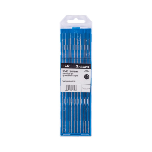 Вольфрамовый электрод WY-20 1,6мм / 175мм (1шт.) FoxWeld