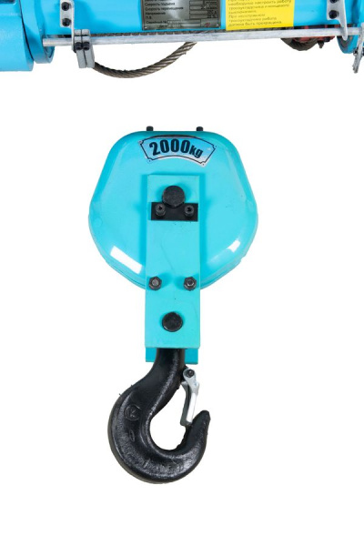 Таль передвижная  2,0 т  6 м 380 В электрическая канатная TOR CD PRO (усиленный двигатель)