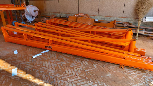 Кран консольный поворотный ручной TOR PSJ34050 500 кг, высота 3 м, стрела 4 м