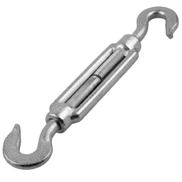 Талреп крюк-крюк TOR М22 DIN1480 (открытого типа) (Q)