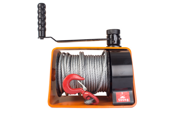 Лебедка ручная червячная с тросом  500кг 25м TOR VS