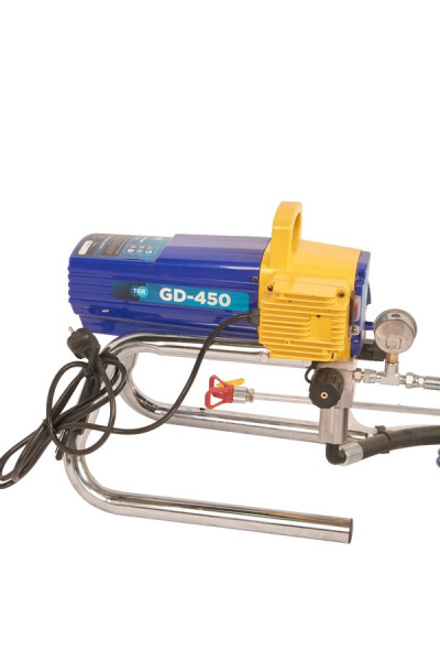 Окрасочный аппарат поршневой 290 бар, 2,5 л/мин,1,8 кВт, 220 В TOR GD-450