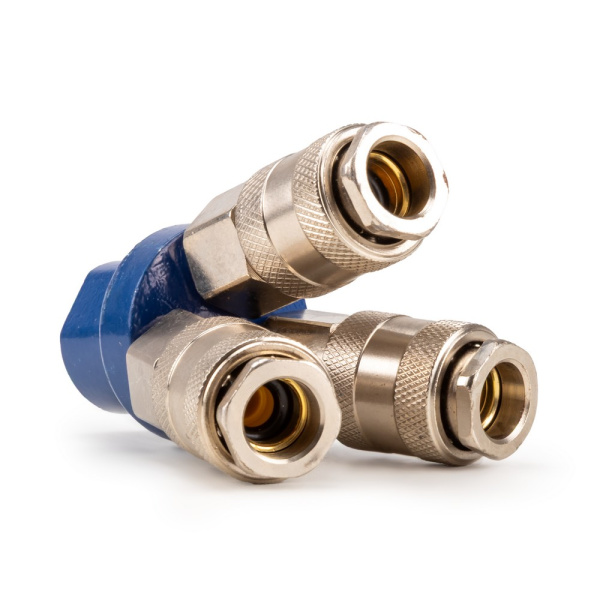 Разветвитель пневматический AERO G 1/4 внутр., 3 rapid мама