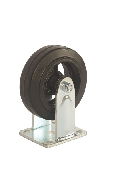 Колесо большегрузное неповоротное FCd 63 150 мм обрезиненное (F)