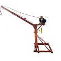 Краны строительные с поворотной стрелой и лебедкой