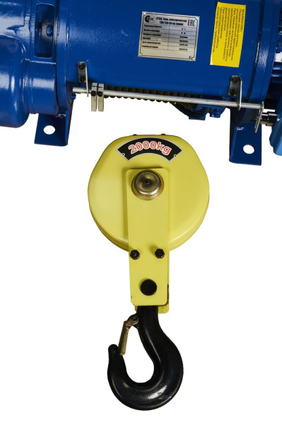 Таль стационарная на лапах  2,0 т  6 м 380 В электрическая канатная TOR CD