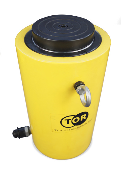 Домкрат гидравлический телескопический TOR ДТ15Г510 15 т (3 уровня)