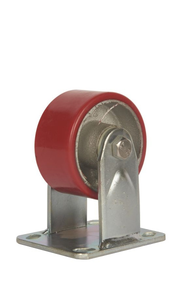 Колесо большегрузное неповоротное FCp 46 100 мм полиуретановое (F)