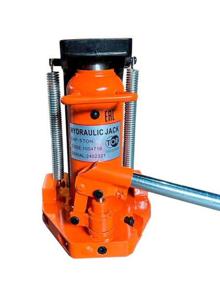 Домкрат гидравлический с лапой 10/5 т, подхват 295/25 мм,  ход 135 мм TOR HHQD-10