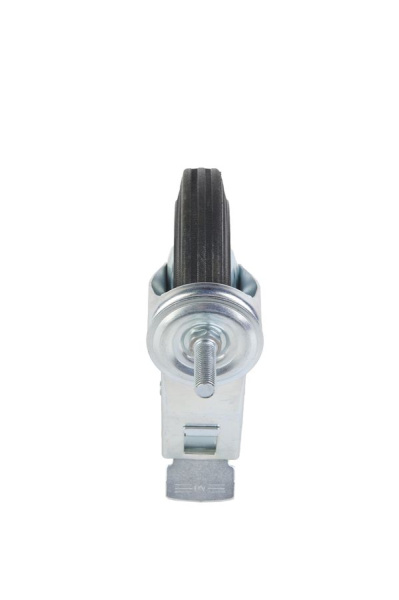 Колесо поворотное SCtB 80 200 мм резина с болтом и тормозом (F)