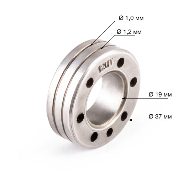 Ролик WECO 1.0/1.2 D=37х12 d=19 U