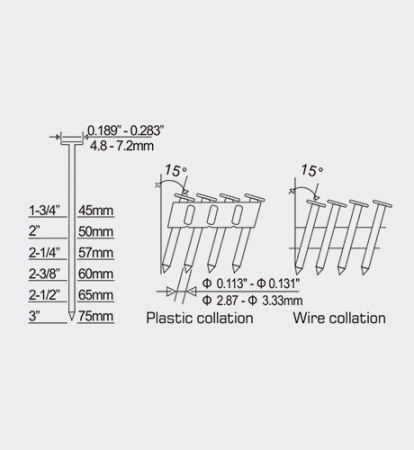Монтажный пистолет барабанный пневматический Freeman CN75