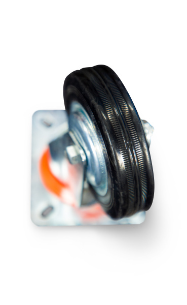 Колесо поворотное резина SC 42 100 мм (N)