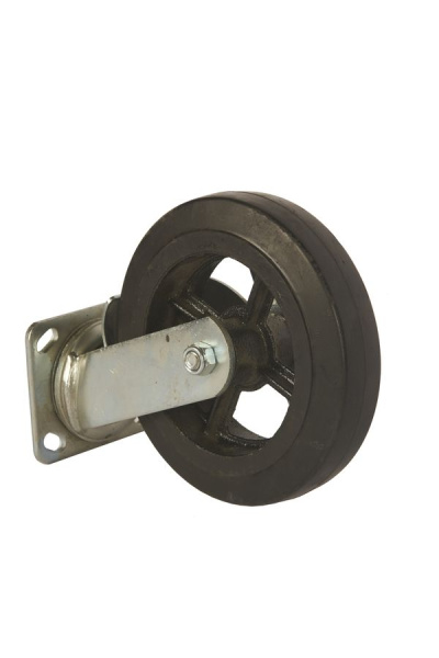 Колесо большегрузное поворотное SCdb 80 200 мм обрезиненное с тормозом (N)