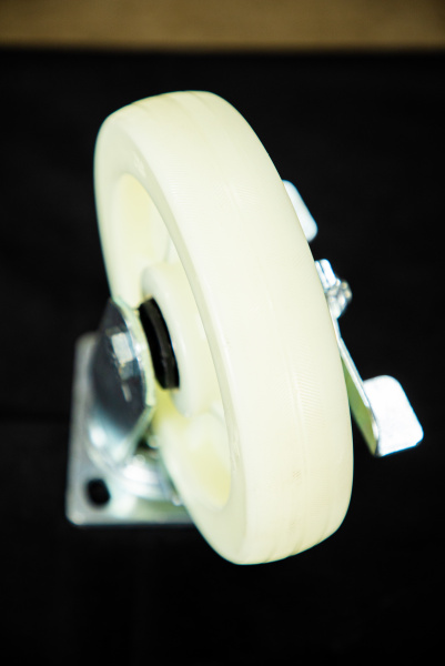 Колесо большегрузное поворотное SCdnb 80 200 мм полипропиленовое с тормозом