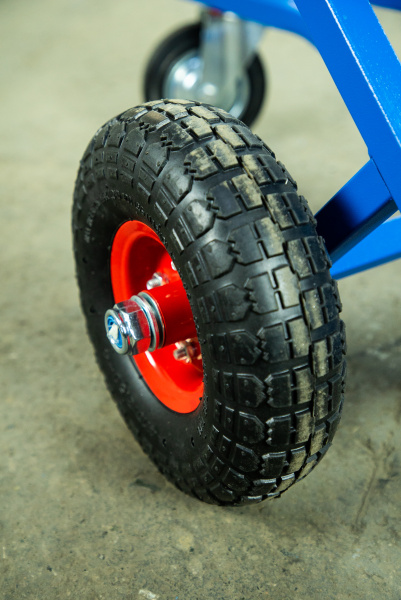 Тележка для газовых баллонов TOR ГБ-2, 2 баллона (250 пневмо колеса + 160 поворотное)