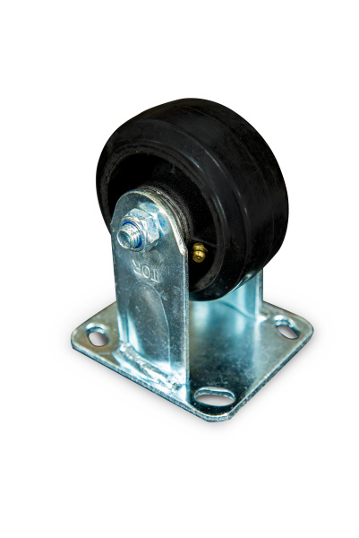 Колесо большегрузное неповоротное FCd 46 100 мм обрезиненное (N)