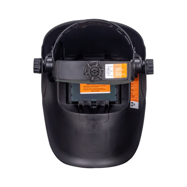 Маска сварщика КОРУНД черная (ф-р АСФ 4/9-13 с внеш. рег., пр-во FoxWeld) ,без коробки