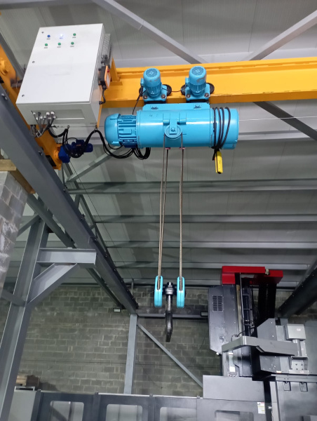 Таль передвижная 10,0 т  9 м 380 В электрическая канатная TOR CD PRO (усиленный двигатель)