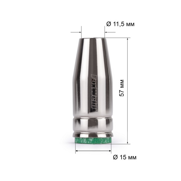 FoxWeld Сопло MIG-25 д.11,5мм сильно конич. (145.0124/MC0022, EP-25/MB-25, пр-во FoxWeld/КНР)